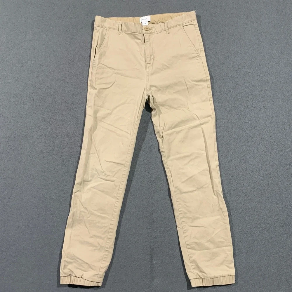 Old Navy Kids Khaki Jogger Pants Size‎ 16 Cotton Spandex Blend